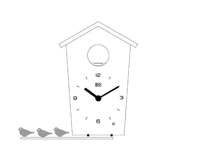 KOOKOO BirdHouse mini, kleine Kuckucksuhr (Deals: gut, wie neu)