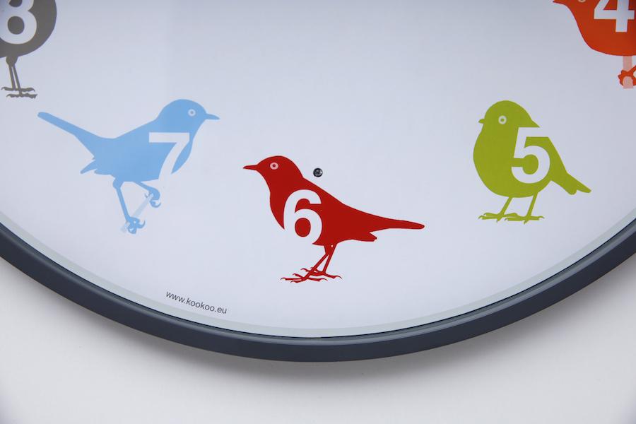 KOOKOO UltraFlat, Vogelstimmen Design Uhr