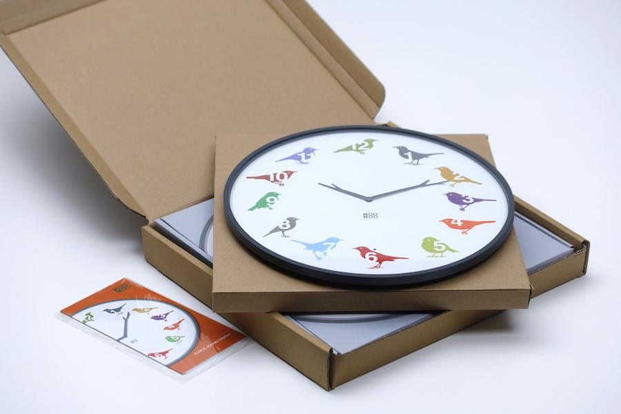 KOOKOO UltraFlat, Vogelstimmen Design Uhr (Deals: gut, wie neu)