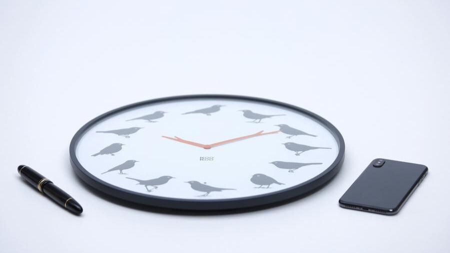 KOOKOO UltraFlat，鸟鸣设计时钟（优惠：很好，像新的一样） 