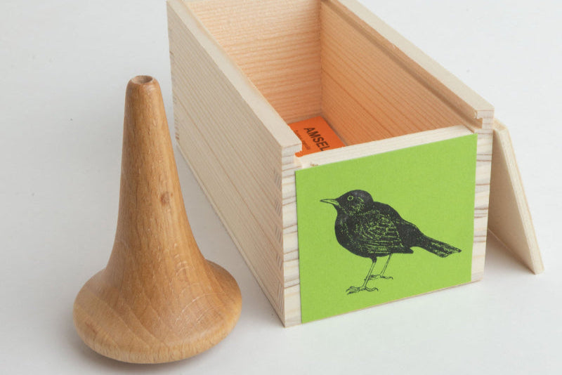 KOOKOO Vogelpfeife Amsel (Turdus merula) - Holz