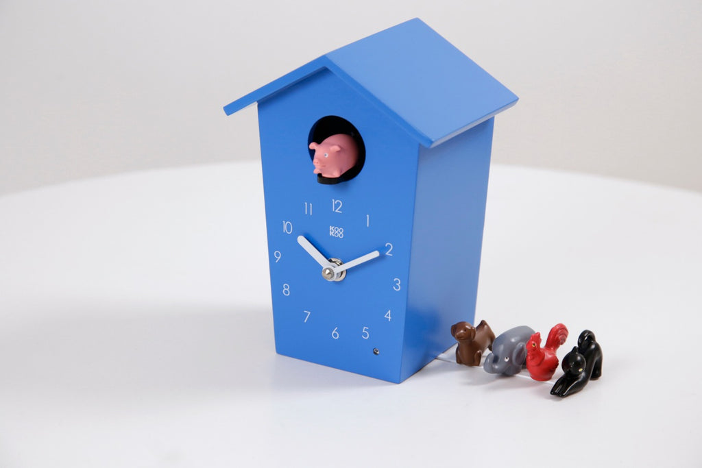 KOOKOO AnimalHouse, Small Cuckoo Clock with Animal Sounds (Deals: Good, Like New)