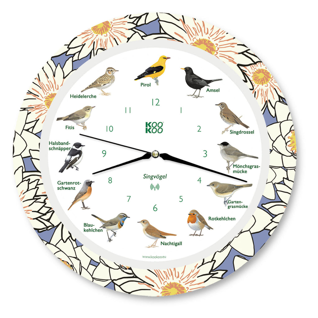 KOOKOO songbirds with RC radio quartz movement, recordings from nature (deals: good, like new)