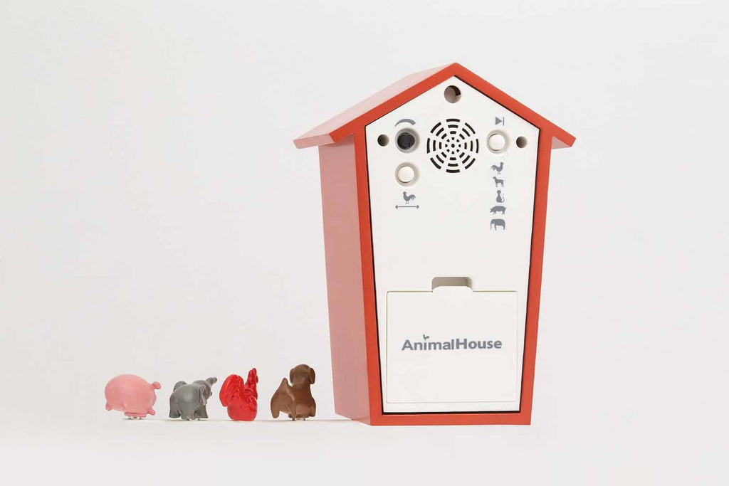 KOOKOO AnimalHouse, petite horloge à coucou avec des sons d'animaux (offres : bon, comme neuf)