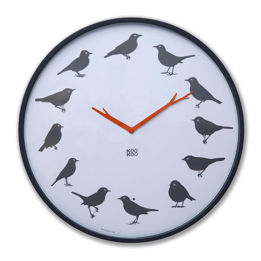 KOOKOO UltraFlat, Vogelstimmen Design Uhr